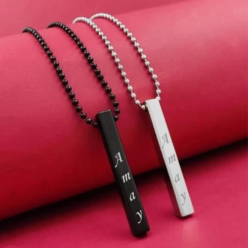 Personalised Cuboid Neck Chain