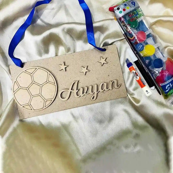 Personalised DIY KIT Door Name Plate Set