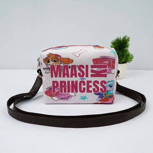 Personalised Dog Printed Kids Sling Bag