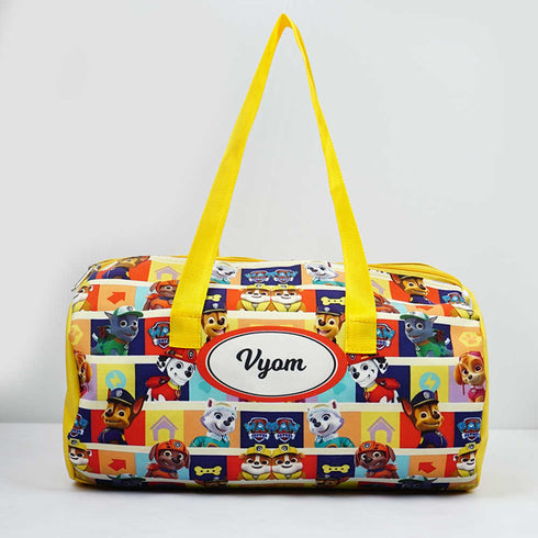 Personalised Dogs Printed Swimming Duffle Bag for Kids