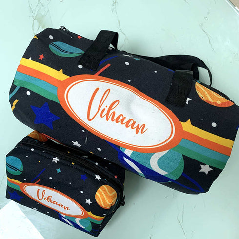Personalised Duffle Bag Kids Combo Gift Set