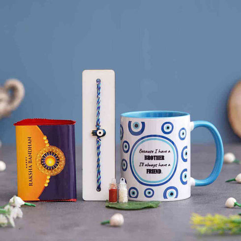 Personalised Evil Eye Ceramic Coffee Mug Combo Gift Set