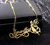 Personalised Fairy Angel Name Pendant - Uncommongifts.in