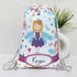 Personalised Fairy Drawstring Bag & Pencil Pouch Kids Combo