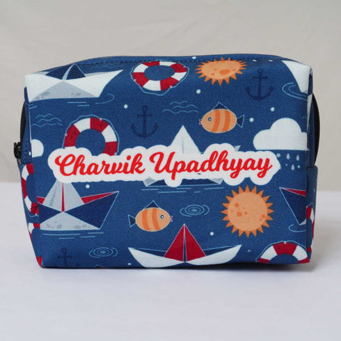 Personalised Fish Printed Kids Box Pouch