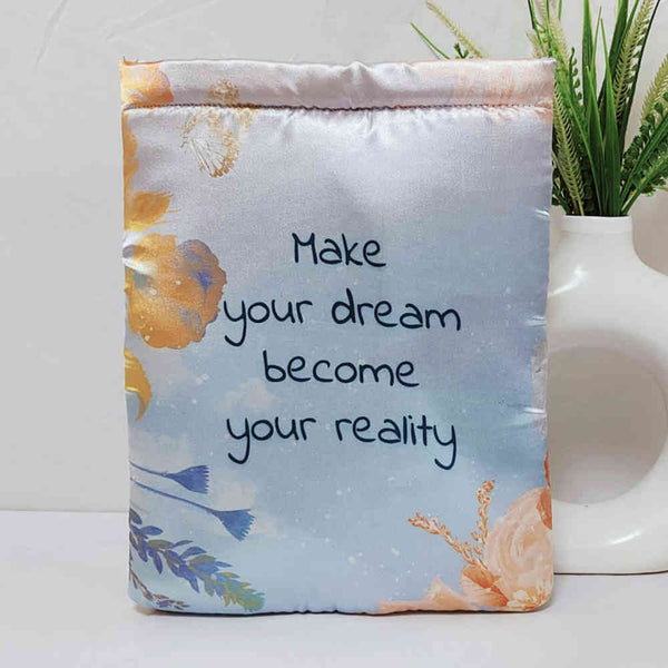 Personalised Floral Printed Book Sleeve