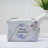 Personalised Floral Printed Box Pouch - Uncommongifts.in