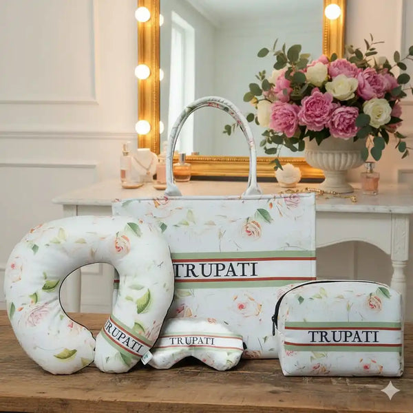 Personalised Floral Printed Combo Gift Set