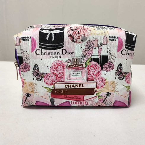 Personalised Floral Printed Box Pouch
