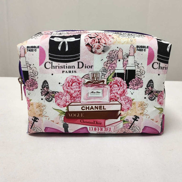 Personalised Floral Printed Box Pouch