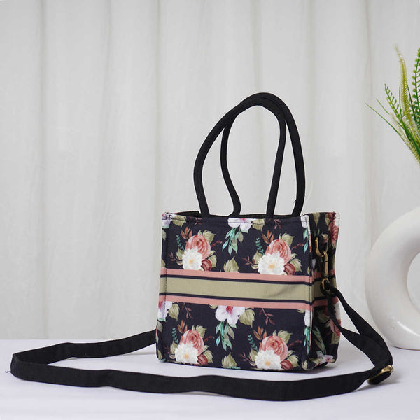 Floral Printed Sling Bag - Uncommongifts.in
