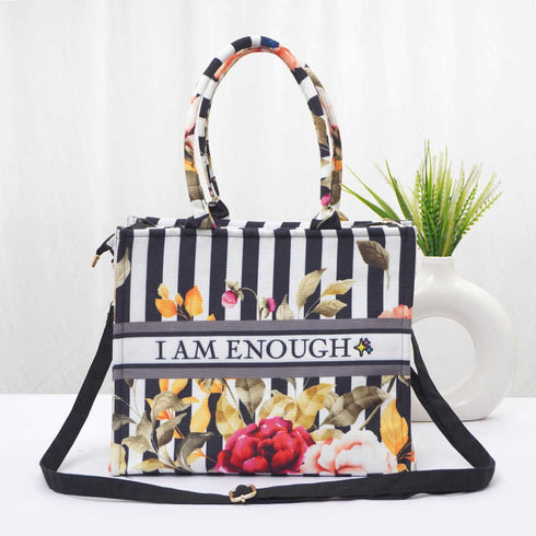 Personalised Floral Printed Sling Bag