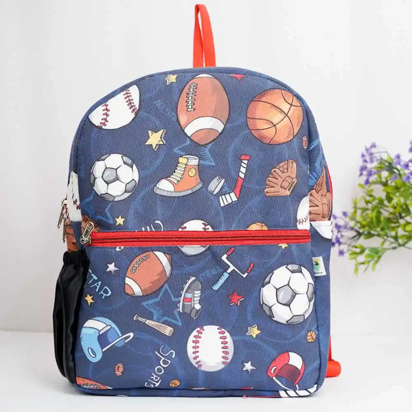 Personalised Football Printed Backpack for Kids