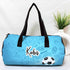 Personalised Football Printed Kids Duffle Bag