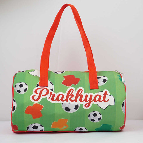 Personalised Footballs Printed Kids Swimming Duffle Bag