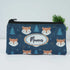 Personalised Fox Printed Pencil Pouch for Kids