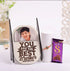 Personalised Frame with Rakhi Gift Set