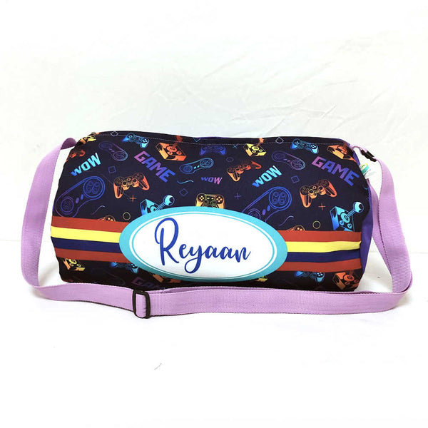 Personalised Game Printed Kids Sling Duffle Bag