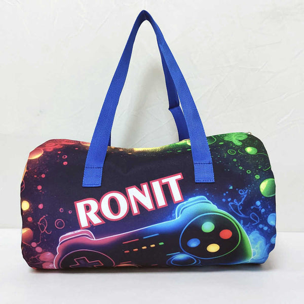 Personalised Game Printed Kids Swimming Duffle Bag