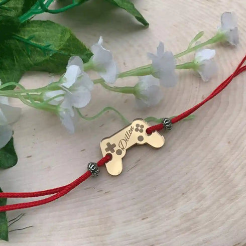 Personalised Game Shape Rakhi