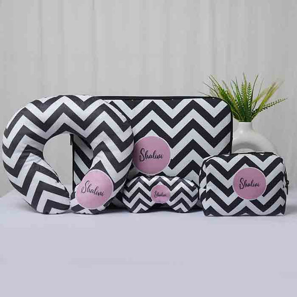 Personalised Geometric Laptop Sleeve/Cover Combo Gift Set