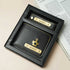Personalised Gift Combo Men's Wallet With Charm - Black - Uncommongifts.in