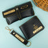 Personalised Gift Combo Men's Wallet With Charm - Black - Uncommongifts.in