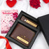 Personalised Gift Combo Men's Wallet With Charm - Dark Brown - Uncommongifts.in