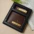 Personalised Gift Combo Men's Wallet With Charm - Black