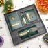 Personalised Gift Combo Men's Wallet With Charm - Olive - Uncommongifts.in