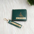 Personalised Gift Combo Men's Wallet With Charm - Olive - Uncommongifts.in