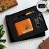 Personalised Gift Combo Men's Wallet With Charm - Rust Color - Uncommongifts.in