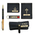 Personalised Gift Combo With Charm - Black - Uncommongifts.in