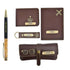 Personalised Gift Combo With Charm - Brown - Uncommongifts.in