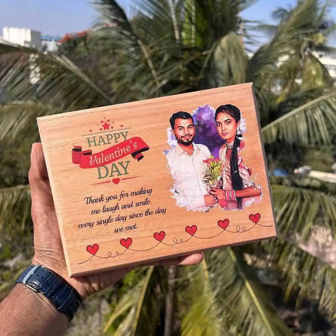 Personalised Gifts for Couple | Wooden Frame