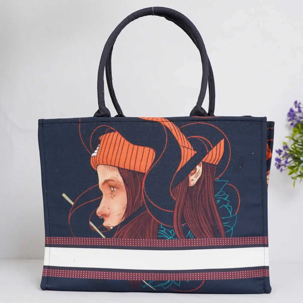 Personalised Girl Printed Box Bag