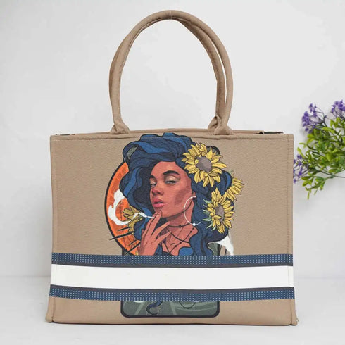 Personalised Girl Printed Box Bag