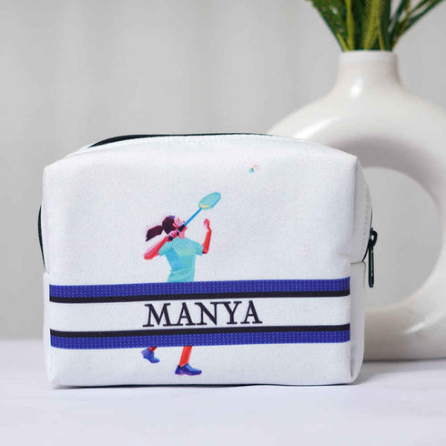 Personalised Girl Printed Box Pouch
