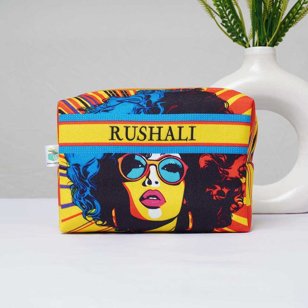 Personalised Girl Printed Box Pouch
