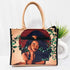 Personalised Girl Printed Box Tote Bag