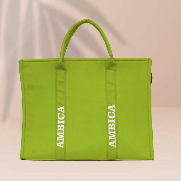 Personalised Green Woody Handbag Tote Bag - Uncommongifts.in