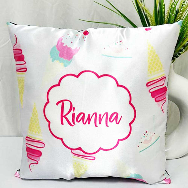 Personalised Ice Carme Printed Kids Cushion