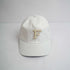 Personalised Caps with Initial Letter - White