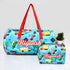 Personalised Kids Car Large Duffle Bag & Box Pouch Combo Gift Set