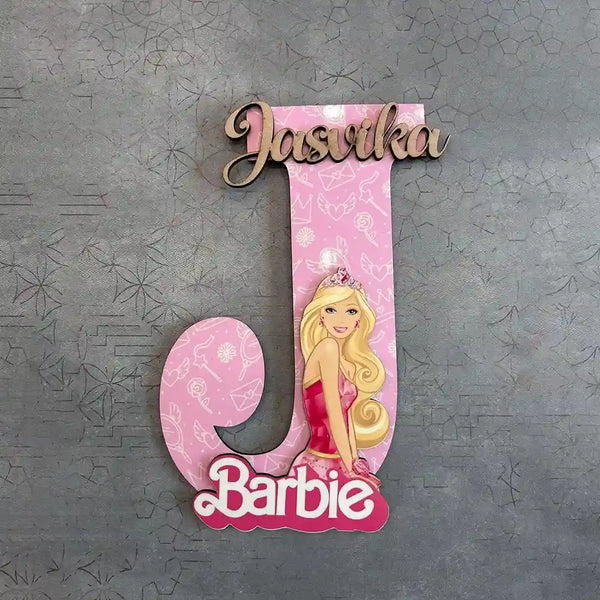 Personalised Kids Initial Name Plate