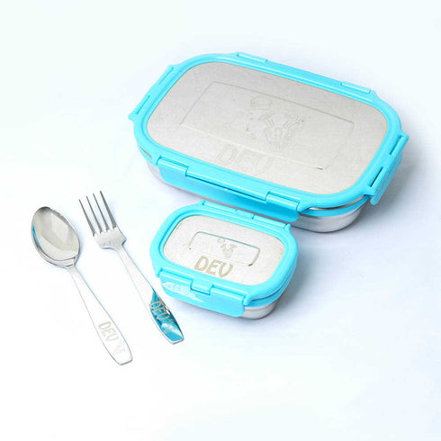 Personalised Kids Lunch Box - Sky Blue