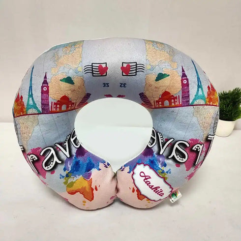 Personalized Travel Printed Neck Pillow