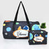Personalised Kids Space Large Duffle Bag & Box Pouch Combo Gift Set