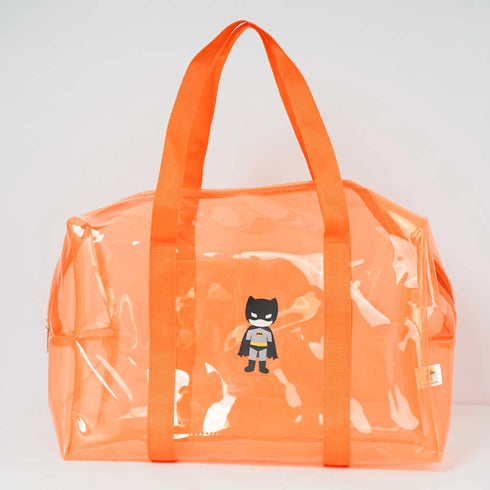 Personalised Kids Swimming Jelly Duffle Bag - Orange