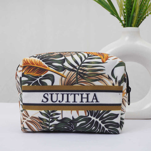 Personalised Leaf's Printed Box Bag Combo Gift Set